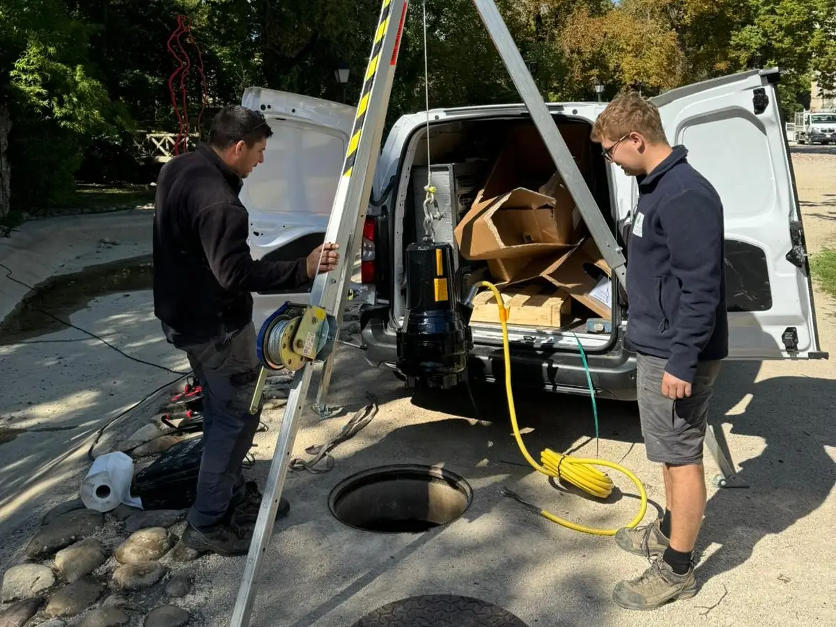 Dépannage de pompe de relevage pour une fontaine à Courthézon